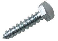 STAINLESS STEEL COACHSCREWS M8X90MM PK10