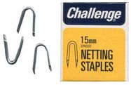 NETTING STAPLES ZINC PLATED, 15MM (40G)