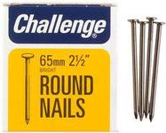 ROUND NAILS BRIGHT, 65MM (225G)