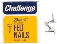 FELT XL HEAD CLOUT NAILS 20MM (225G)