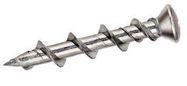 WALL-DOG SCREW C/SUNK CHROME 32MM PK100