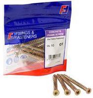 CONCRETE FRAME SCREW 7.5X62MM PK10