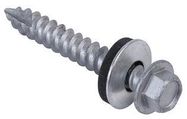 ROOF SCREW + WASHER 6.6X38MM (PK100)