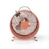 Table Fan | Mains Powered | Diameter: 250 mm | 20 W | 2-Speed Settings | Vintage Pink
