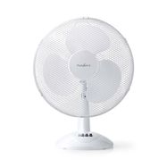 Table Fan | Mains Powered | Diameter: 400 mm | 45 W | Oscillation | 3-Speed | White