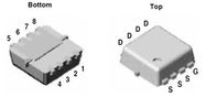 MOSFET, N CH, 150V, 16A, MLP 3.3X3.3