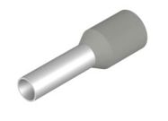 Wire-end ferrule, insulated, 12 mm, 10 mm, grey