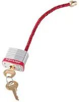 FLEXI STEEL SHACKLE LOCKOUT PADLOCK