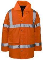 HI-VIS JACKET, PARKA, ORANGE, L