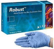 NITRILE GLOVES, POWDERFREE BLUE L PK100