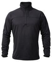 BLACK LIGHTWEIGHT MID -LAYER FLEECE L