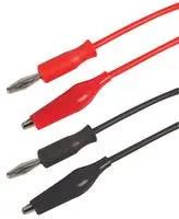 TEST LEAD SET, 4MM PLUG-CROC CLIP