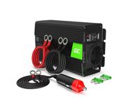 Green Cell Auto Power Inverter 24V 230V jaoks, 300W/600W Full Sine wave