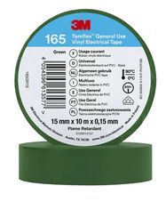 Изолента виниловая 3M Temflex 165 15ммx15ммx10м, geeen, 3M
