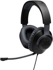 Проводная игровая гарнитура Over-ear со съемным микрофоном QUANTUM 100, черный