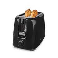 Toaster | 2 Bread Slices | 2 Slots | Browning levels: 6 | Black