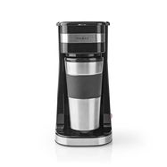 Coffee Maker | Filter Coffee | 0.4 l | 1 Cups | Black / Silver