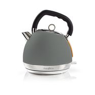 Electric Kettle | 1.8 l | Soft-Touch | Grey | Rotatable 360 degrees | Concealed heating element | Strix® controller | Boil-dry protection