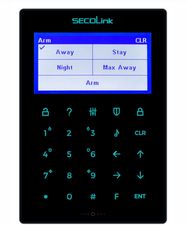 Keypad SECOLINK KM25M (black, LCD, voice messages, touch screen)