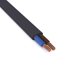 Kaabel OMYp 2x1,0 mm² must(mitmekiuline, lame) BVV-PLL; 300V