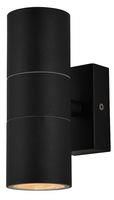 UP & DOWN, OUTDOOR WALL FITTING, BLACK
