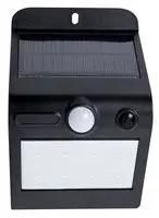 SOLAR WALL SECURITY LIGHT BLACK