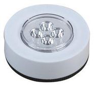 PUSH LIGHTS, ROUND, 3 PACK