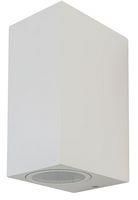 SLEEK GU10 WALL FITTING WHITE,2 WAY