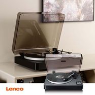 Fully Automatic Record Player with Bluetooth® transmission and pre-amplifier| Black