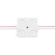 LED module 24V 2W, 244lm, cold white 6500K, 170°, IP67, LEMLUX