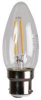 LED LAMP, CANDLE, 2700K, 250LM, 25W