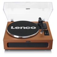 Turntable with Bluetooth® MMC 4 speakers built-in Brown