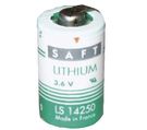 Lithium Battery 1/2AA LS14250CNR 3.6V 1200mAh Solder rad. Saft