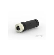 Pistik Standard Circular Connectors, Wire-to-Wire, 5 Position, Sealable, Wire & Cable, Signal, PBT, A Polarization Code, Polyamide 66 GF25, M12