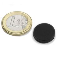 Disc Magnet Ø16.8x4.4mm NdFeB N45, Rubber Coated