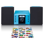 Stereo system with FM radio and CD player Blue