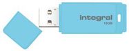 USB FLASH DRIVE 2.0 PASTEL - 16 GB BLUE