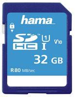 32GB C10 UHS-I SDHC, 80MB/S