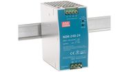 Switching power supply 24V 240W 10A, DIN rail-mounted, MEAN WELL, NDR-240-24