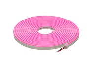 Светодиодная лента NEON FLEX 12Vdc, 7.2W/m, 1cm cut, PINK, 6x12mm, 5m reel, IP67