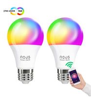 NOUS P3 Smart WIFI Bulb RGB E27 (2pcs), TUYA / Smart Life