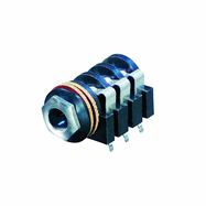 Stereo Connector 6.35 mm Female Black