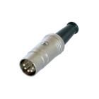 Connector DIN Male Silver