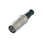 Connector DIN Male Silver