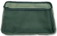 BAG ZIP CANVAS A4 GREEN