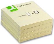 PAPER NOTE CUBES 75X75MM YLW