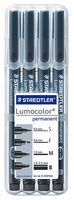 LUMOCOLOR ASSORTED POINT SIZE 4PK