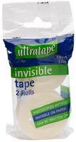 INVISIBLE MENDING TAPE 19MM X 33M 2 PACK