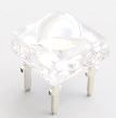 LED SuperFlux kollane 4cd 120°