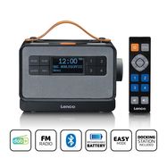 Portable FM/DAB+ radio with big buttons and "Easy Mode" function Black